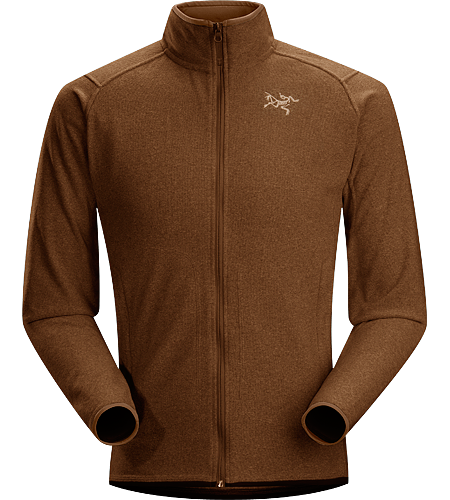 Caliber Cardigan Men's Relaxed fit fleece with casual styling and zippered hand pockets, constructed using a soft-to-the-touch Polartec® micro-fleece textile