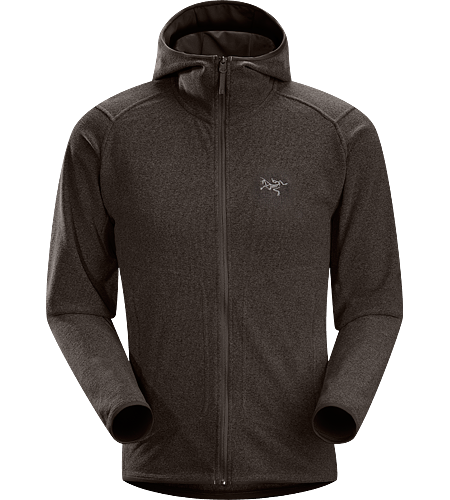 Caliber Hoody Men's Relaxed fit fleece with casual styling, featuring a lined hood and zippered hand pockets and constructed using a soft-to-the-touch Polartec® micro-fleece textile