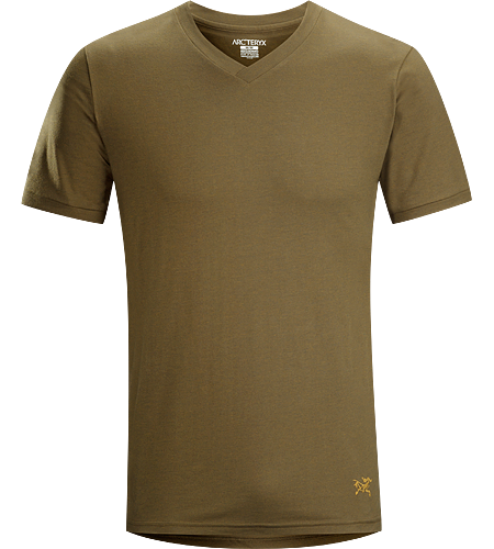 Candidate V-Neck Men's Comfortable, easy-wearing short sleeve T-shirt with V-neck, constructed with a cotton/polyester blend jersey textile that provides durable performance.