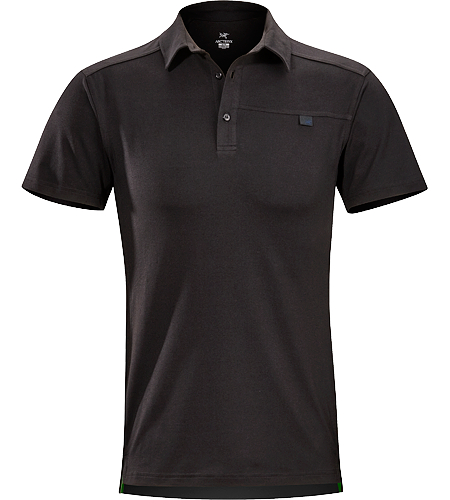 Captive Polo SS Men's Trim-fitting, short-sleeved polo shirt made from lightweight, moisture-wicking Cotton/Synthetic blend textile with Lycra. Ideal for urban use or for more rugged pursuits.