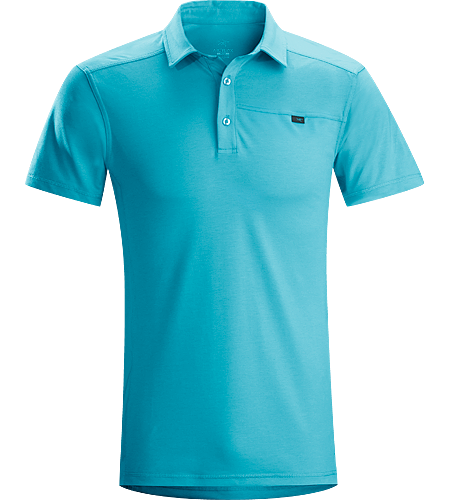 Captive Polo SS Men's Trim-fitting, short-sleeved polo shirt made from lightweight, moisture-wicking Cotton/Synthetic blend textile with Lycra. Ideal for urban use or for more rugged pursuits.