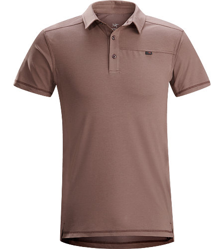 Captive Polo SS Men's Trim-fitting, short-sleeved polo shirt made from lightweight, moisture-wicking Cotton/Synthetic blend textile with Lycra. Ideal for urban use or for more rugged pursuits.
