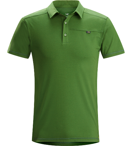 Captive Polo SS Men's Trim-fitting, short-sleeved polo shirt made from lightweight, moisture-wicking Cotton/Synthetic blend textile with Lycra. Ideal for urban use or for more rugged pursuits.