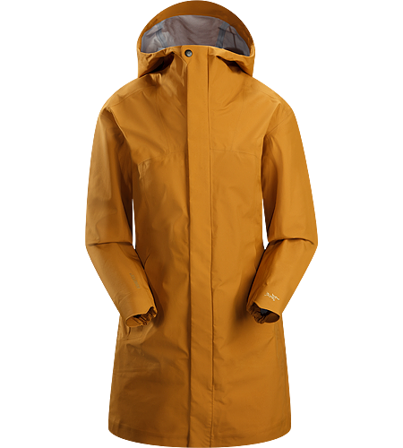 Codetta Coat Women's Waterproof, three-quarter length GORE-TEX® rain jacket with hood