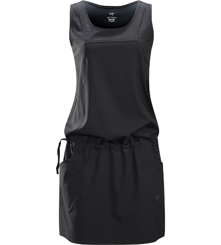 Contenta Dress Women's Relaxed fit dress with integrated waist adjuster, constructed with stretchy, quick drying Diem™ textile. Ideal for hot weather use or while travelling.