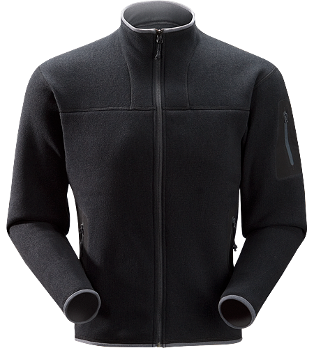 Covert Cardigan Men's Luftige Fleece-Jacke in lässigem Look - ideal als zweite Lage oder solo