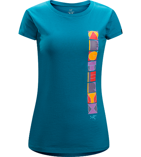 Deco Word T-Shirt Women's Lightweight, 100% cotton, short-sleeved T-shirt with illustrated graphic