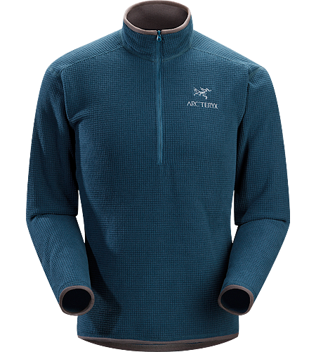 Delta AR Zip Neck Men's Breathable, insulated, high-loft fleece jersey; Ideal as a layering piece