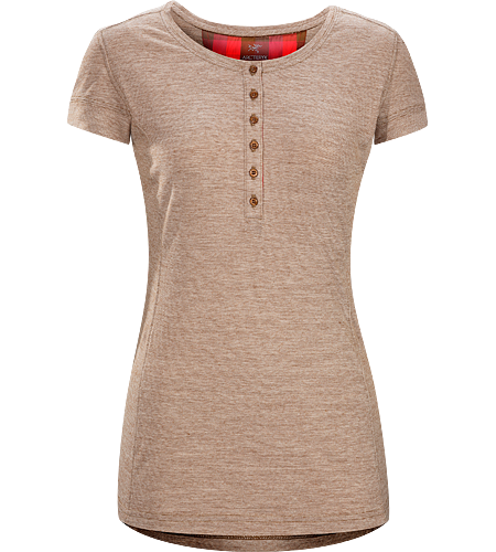 Emissary SS Women's Premium quality, short sleeve Henley shirt made of Laincast™ wool blend textile; Ideal for multi-day, multi purpose use.