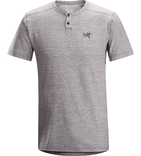 Envoy Henley SS Men's Natural fibre cotton/wool blend Henley shirt with anti-microbial properties