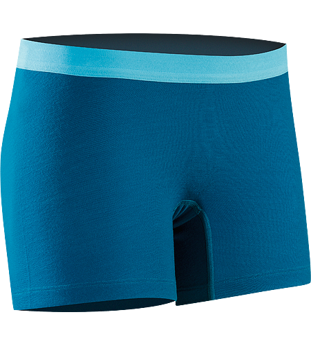 Eon SLW Boxer Women's Lightweight, base-layer boxer short, constructed using Merino Wool to maximize moisture management; Ideal for active use and during extended backcountry trips