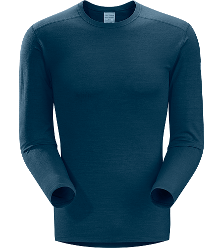 Eon SLW Crew LS Men's Lightweight base layer, constructed using Merino Wool to maximize moisture management; Ideal for active use and during extended backcountry trips