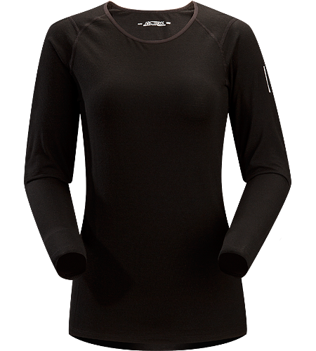 Eon SLW Crew LS Women's Lightweight base layer, constructed using Merino Wool to maximize moisture management; Ideal for active use and during extended backcountry trips