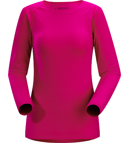 Eon SLW Crew LS Women's Lightweight base layer, constructed using Merino Wool to maximize moisture management; Ideal for active use and during extended backcountry trips