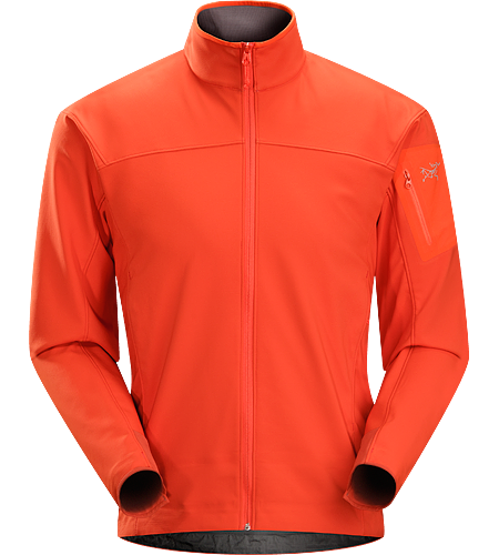 Epsilon AR Jacket Men's Lightweight and breathable, moisture-shedding hardfleece jacket.