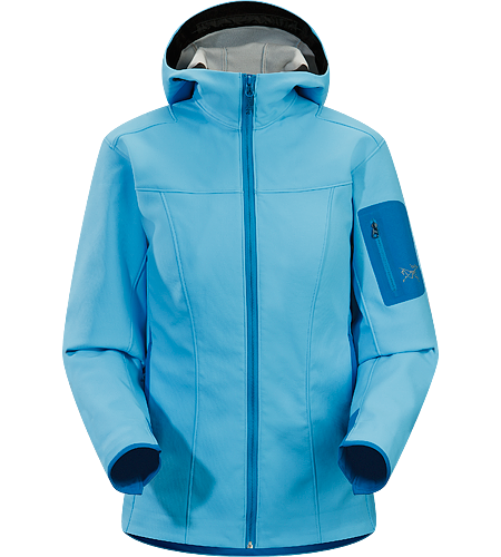 Epsilon SV Hoody Women's Mittelwarme, atmungsaktive und Wasser abweisende Kapuzenjacke