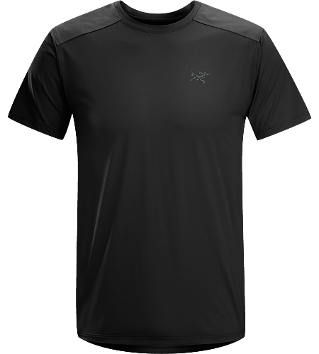 Ether Comp Crew SS Men's Lightweight, moisture-wicking, short-sleeved shirt with reinforced shoulders, designed with performance fabrics to keep you cool and dry on the trail.