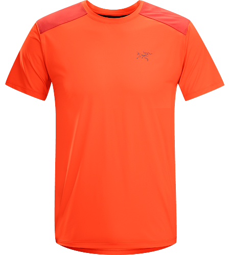 Ether Comp Crew SS Men's Lightweight, moisture-wicking, short-sleeved shirt with reinforced shoulders, designed with performance fabrics to keep you cool and dry on the trail.