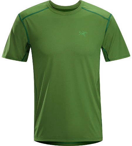 Ether Crew SS Men's Durable, lightweight, moisture-wicking short-sleeved shirt with mesh underarm panels to aid venting.