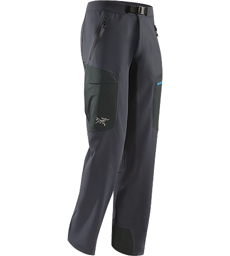 Gamma MX Pant Men's Lightly insulated, breathable soft shell pant with DWR durable water repellent treatment to resist light moisture; ideal for alpine and expedition climbing