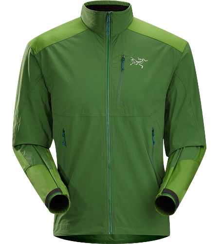 Gamma SL Hybrid Jacket Men's Leichte, robuste, wind- und wasserabweisende Jacke aus zwei verschieden starken Softshell-Geweben zur Verbesserung der Bewegungsfreiheit und Atmungsaktivität.