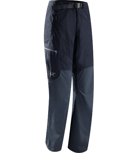 Gamma SL Hybrid Pant Women's Lightweight, durable wind and moisture resistant pants constructed using two weights of softshell textile for enhanced mobility and breathability.