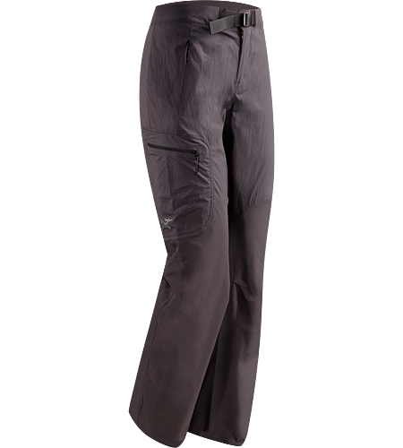Gamma SL Hybrid Pant Women's Lightweight, durable wind and moisture resistant pants constructed using two weights of softshell textile for enhanced mobility and breathability.