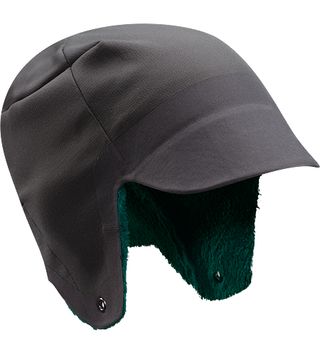 Hyllus Hat Hunter style ear flap hat in weather resistant, insulated hardfleece.