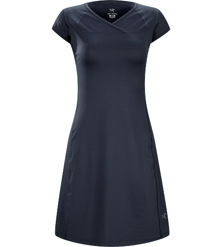 Kapta Dress Women's Lightweight, moisture-wicking, capped-sleeve dress constructed with a combination of textiles for enhanced performance over a range of warm-weather activities