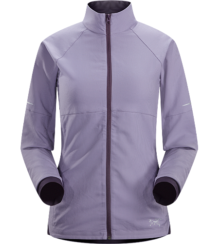 Kapta Jacket Women's An air permeable, mid weight jacket constructed with a moisture-resistant textile with a smooth outer face and an odour control backer. Ideal for running in cool weather.