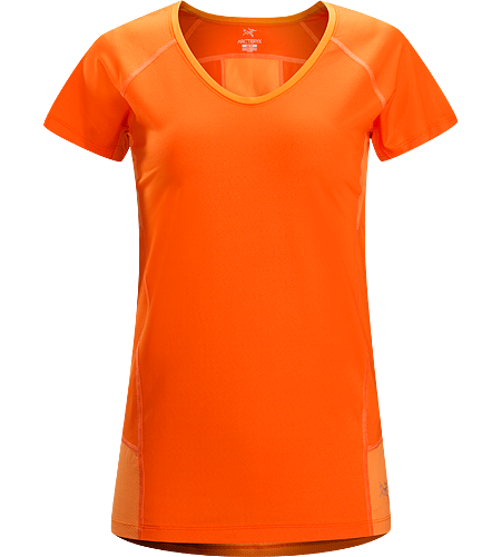 Kapta Shirt SS Women's Lightweight, breathable, stretchy short sleeve shirt with a mesh back panel; ideal for active pursuits in warm weather