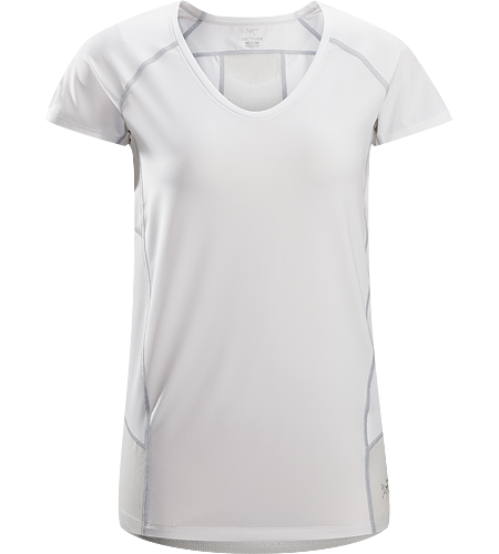 Kapta Shirt SS Women's Lightweight, breathable, stretchy short sleeve shirt with a mesh back panel; ideal for active pursuits in warm weather
