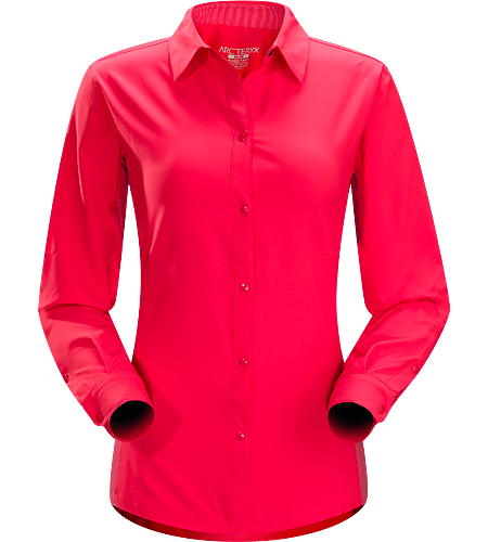 Libere Comp LS Women's Breathable, lightweight long sleeved shirt with sleeves that roll and secure in place for hotter weather.