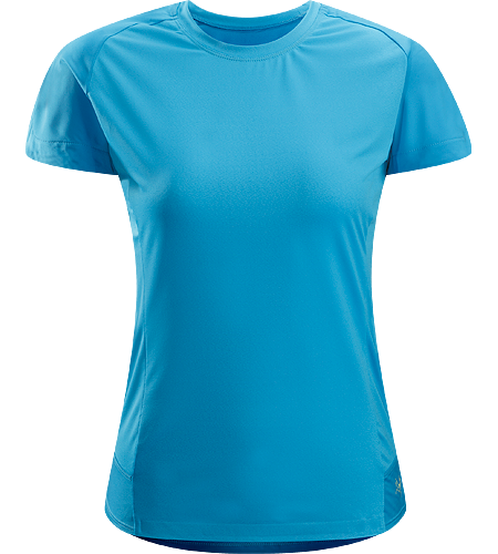 Mentum Comp SS Women's Loose-fitting, moisture-wicking, stretchy short-sleeve T-shirt; ideal for running, hiking, and other high-output activities.