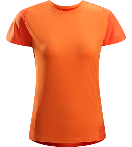 Mentum Comp SS Women's Loose-fitting, moisture-wicking, stretchy short-sleeve T-shirt; ideal for running, hiking, and other high-output activities.