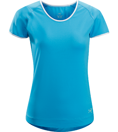 Mentum Tee SS Women's Breathable, moisture-wicking, stretchy short-sleeved shirt.