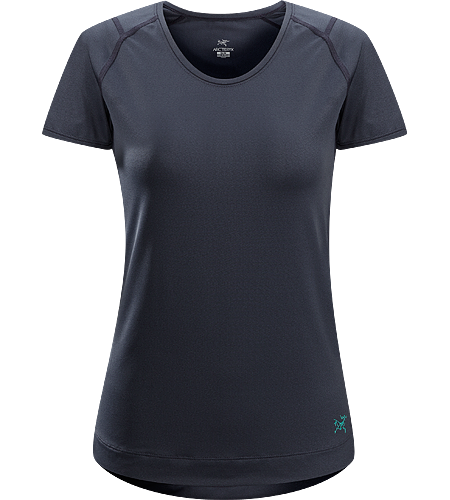 Mentum Tee SS Women's Breathable, moisture-wicking, stretchy short-sleeved shirt.