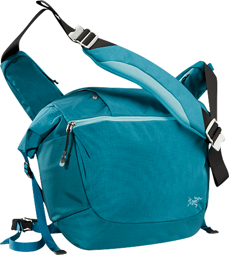 Mistral 16 Urban commuter shoulder bag with accessory pockets.