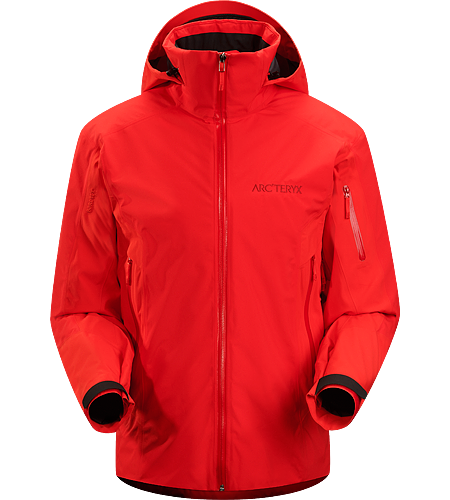 Modon Jacket Men's Weit geschnittene, wasserdichte GORE-TEX®-Jacke mit Coreloft™-Isolierung zum Skifahren und Snowboarden im Tiefschnee.