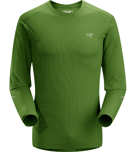 Motus Crew LS Men's Moisture-wicking, quick-drying, long-sleeve shirt constructed using Phasic™ technology textile; ideal for a wide range of high-output activities.