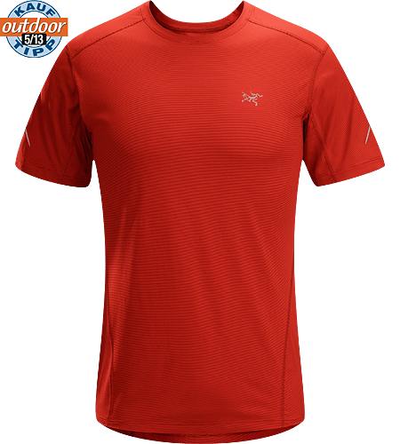 Motus Crew SS Men's Moisture-wicking, quick-drying, short-sleeve shirt constructed using Phasic™ technology textile; ideal for a wide range of high-output activities.