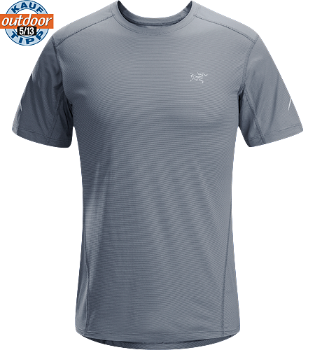 Motus Crew SS Men's Moisture-wicking, quick-drying, short-sleeve shirt constructed using Phasic™ technology textile; ideal for a wide range of high-output activities.