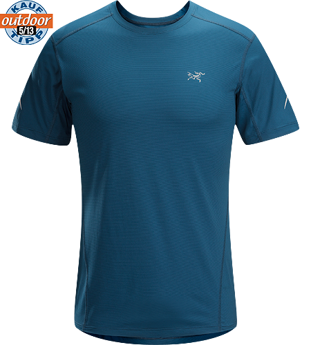 Motus Crew SS Men's Moisture-wicking, quick-drying, short-sleeve shirt constructed using Phasic™ technology textile; ideal for a wide range of high-output activities.