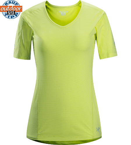 Motus Crew SS Women's Relaxed fit, short-sleeved, crew neck shirt constructed using Phasic Technology textile; Ideal for high-output, stop-and-go activities.