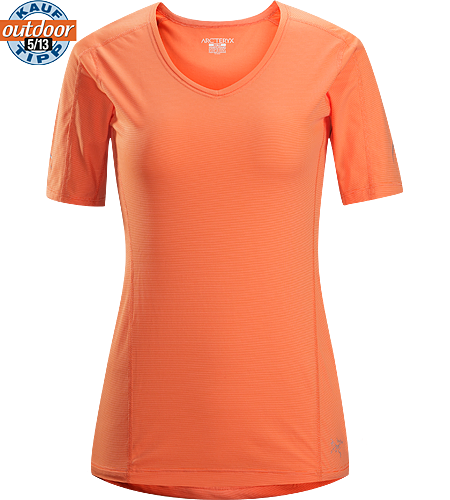 Motus Crew SS Women's Relaxed fit, short-sleeved, crew neck shirt constructed using Phasic Technology textile; Ideal for high-output, stop-and-go activities.