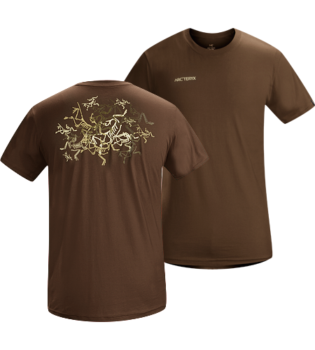 Multi Bird T-Shirt Men's 100% Cotton, short sleeved T-shirt with illustrated graphic
