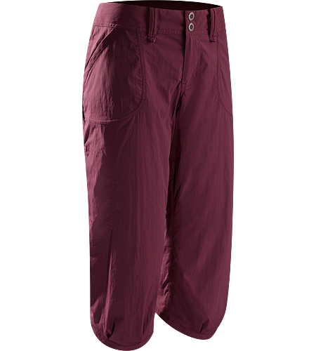 Parapet Capri Women's Casual capri pant constructed with lightweight, durable yet stretchy technical fabric for enhanced mobility during activity