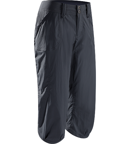 Parapet Capri Women's Casual capri pant constructed with lightweight, durable yet stretchy technical fabric for enhanced mobility during activity