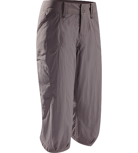 Parapet Capri Women's Casual capri pant constructed with lightweight, durable yet stretchy technical fabric for enhanced mobility during activity