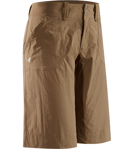 Parapet Long Women's Urban inspired technical long shorts suitable for climbing and hiking